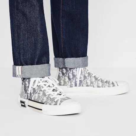 D*or B23 High Top Logo Oblique