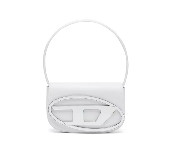 D*esel 1DR Shoulder Bag Nappa Leather White