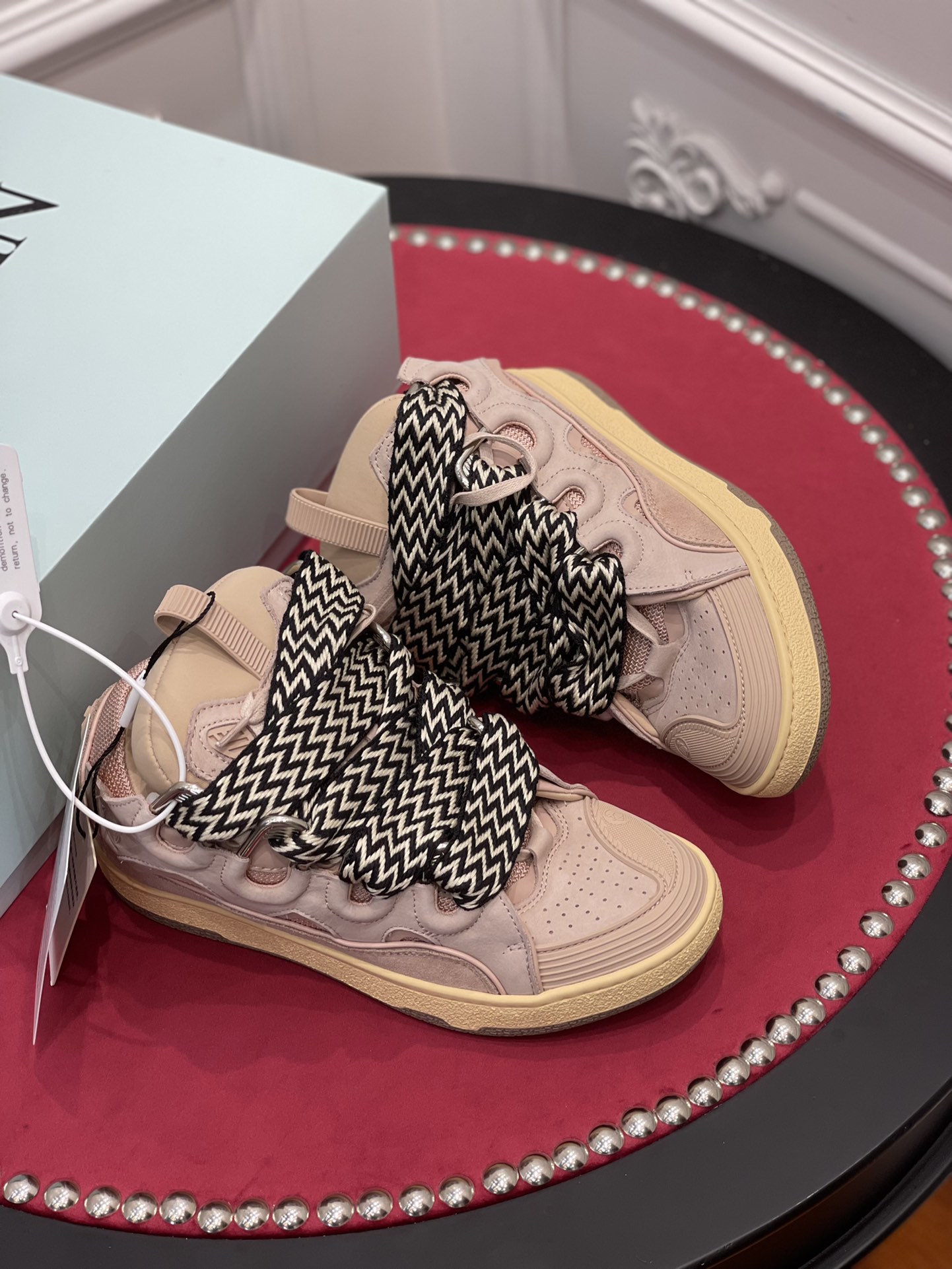 Lanvin Leather Curb Pink