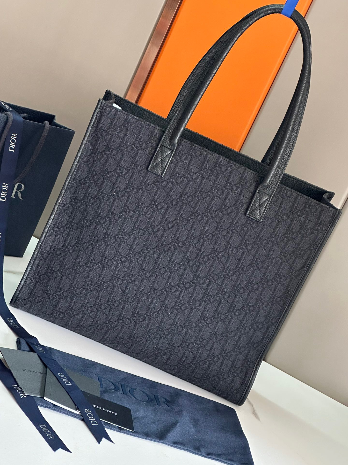 D*or bag Jacquard Black
