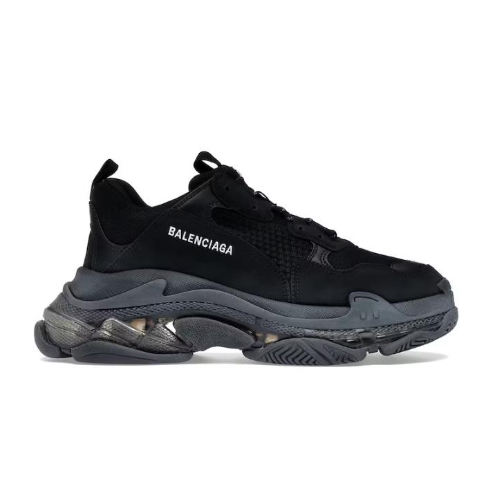 Balenciaga Triple S Clear Sole Black
