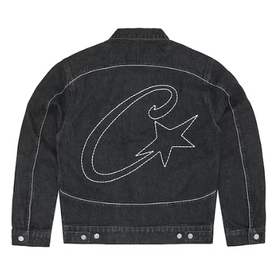 Corte*z C-Star Stitch-Down Denim Jacket Black